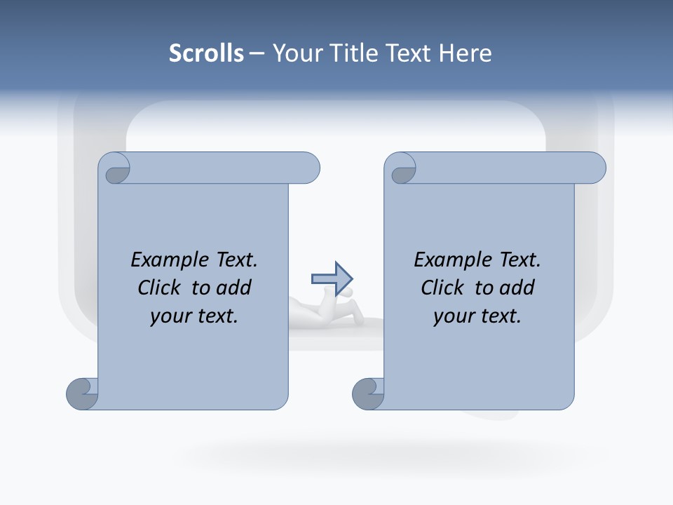 Communication Learning Lie Down PowerPoint Template