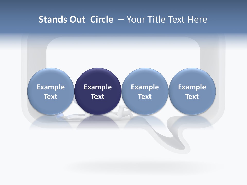 Communication Learning Lie Down PowerPoint Template