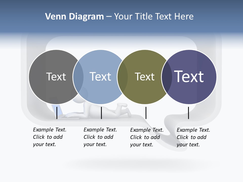 Communication Learning Lie Down PowerPoint Template