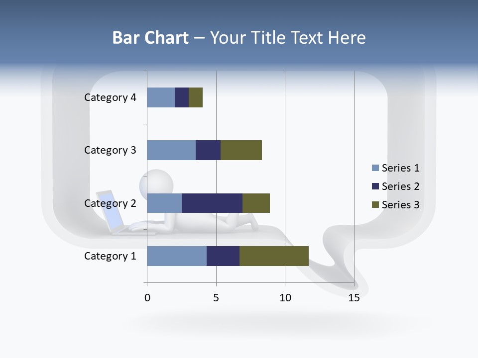 Communication Learning Lie Down PowerPoint Template