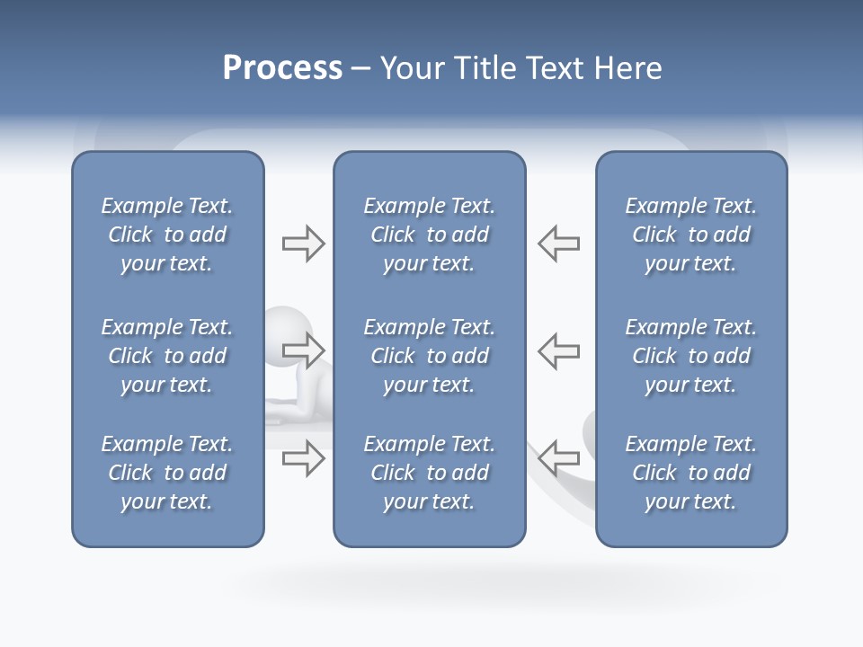 Communication Learning Lie Down PowerPoint Template