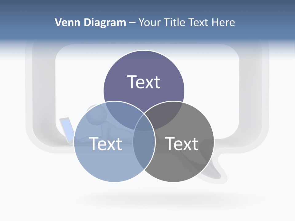 Communication Learning Lie Down PowerPoint Template