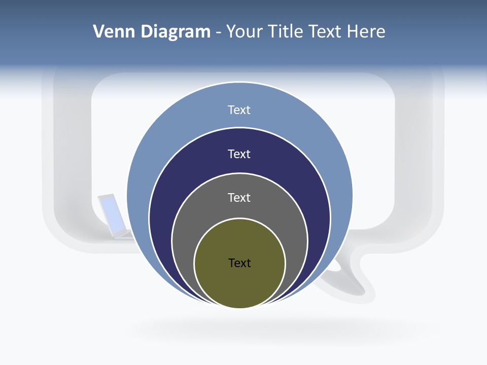 Communication Learning Lie Down PowerPoint Template