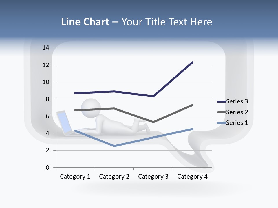 Communication Learning Lie Down PowerPoint Template