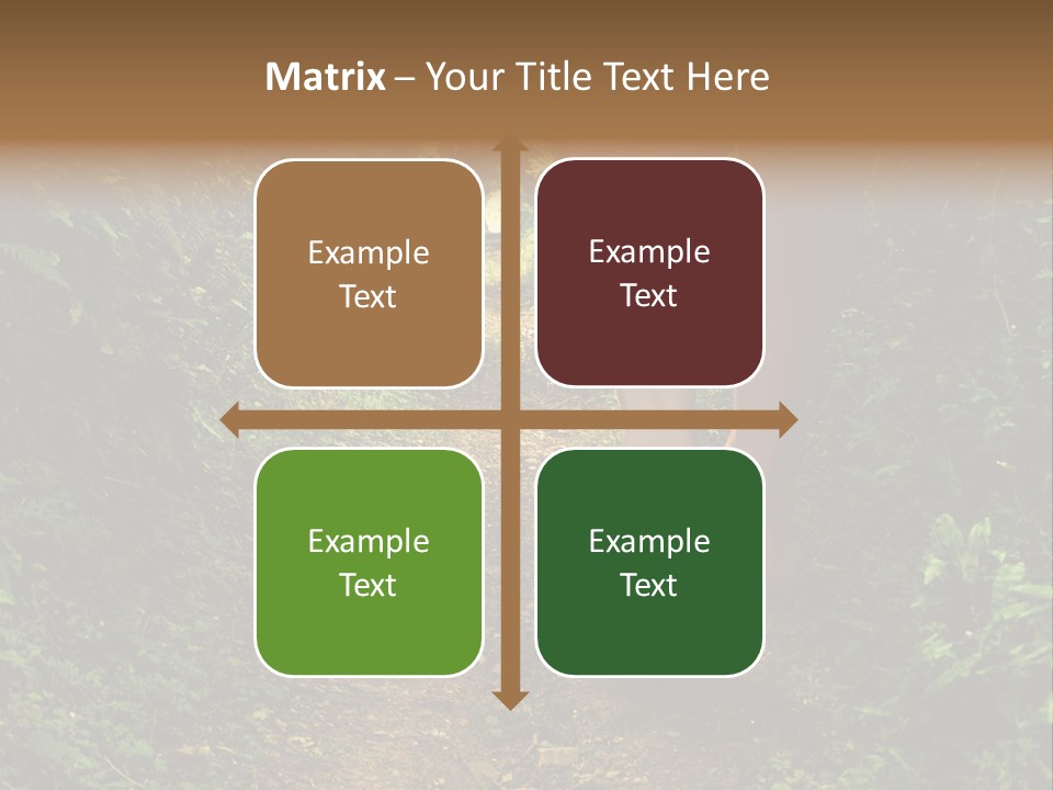 Alice Footpath Female PowerPoint Template