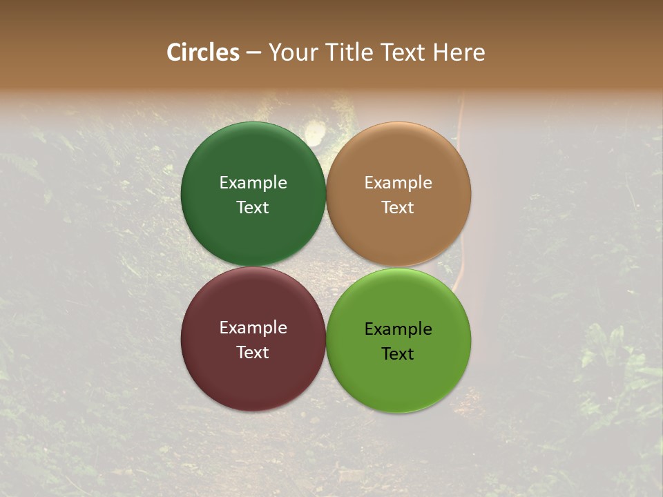 Alice Footpath Female PowerPoint Template