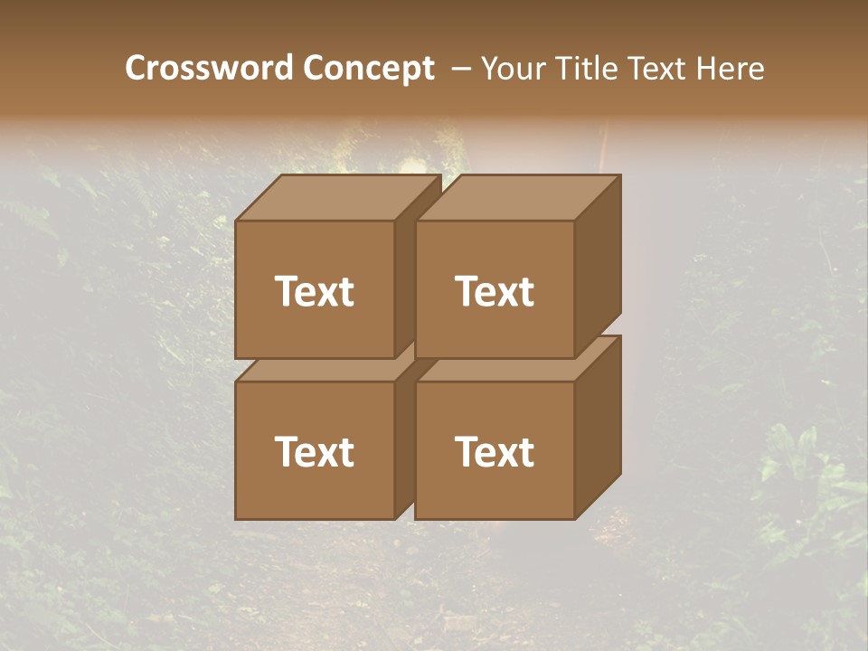 Alice Footpath Female PowerPoint Template