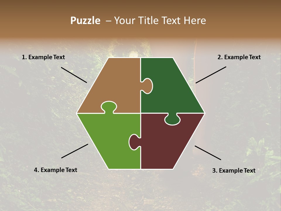 Alice Footpath Female PowerPoint Template