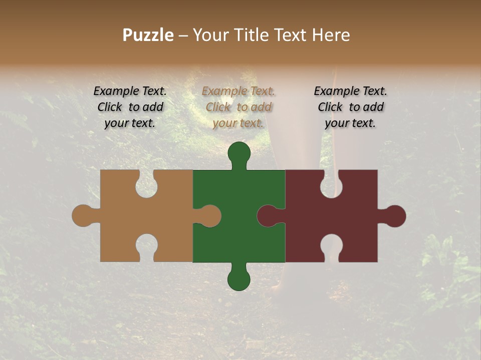 Alice Footpath Female PowerPoint Template