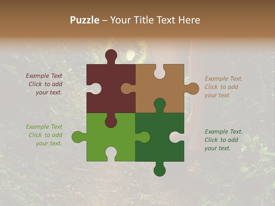 Alice Footpath Female PowerPoint Template