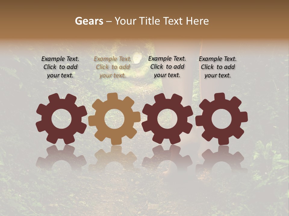 Alice Footpath Female PowerPoint Template