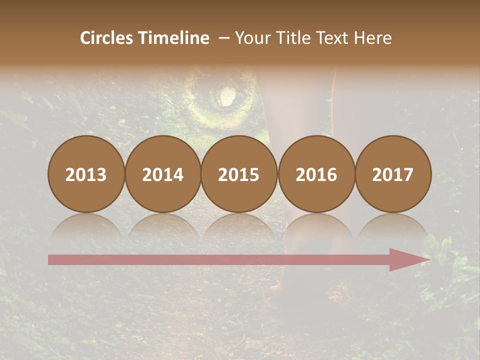 Alice Footpath Female PowerPoint Template