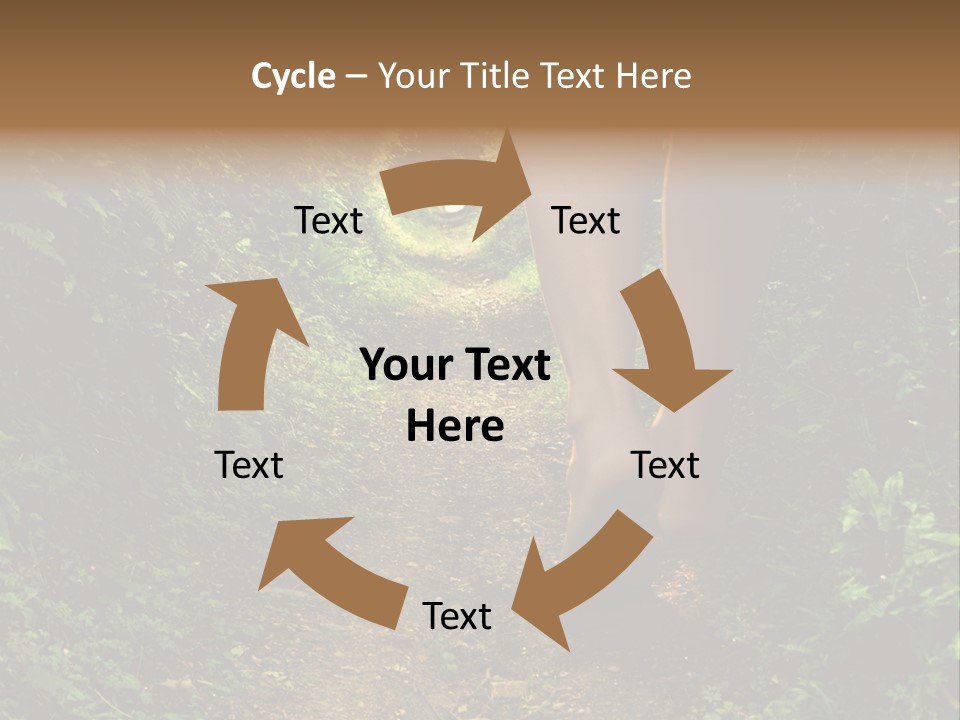 Alice Footpath Female PowerPoint Template