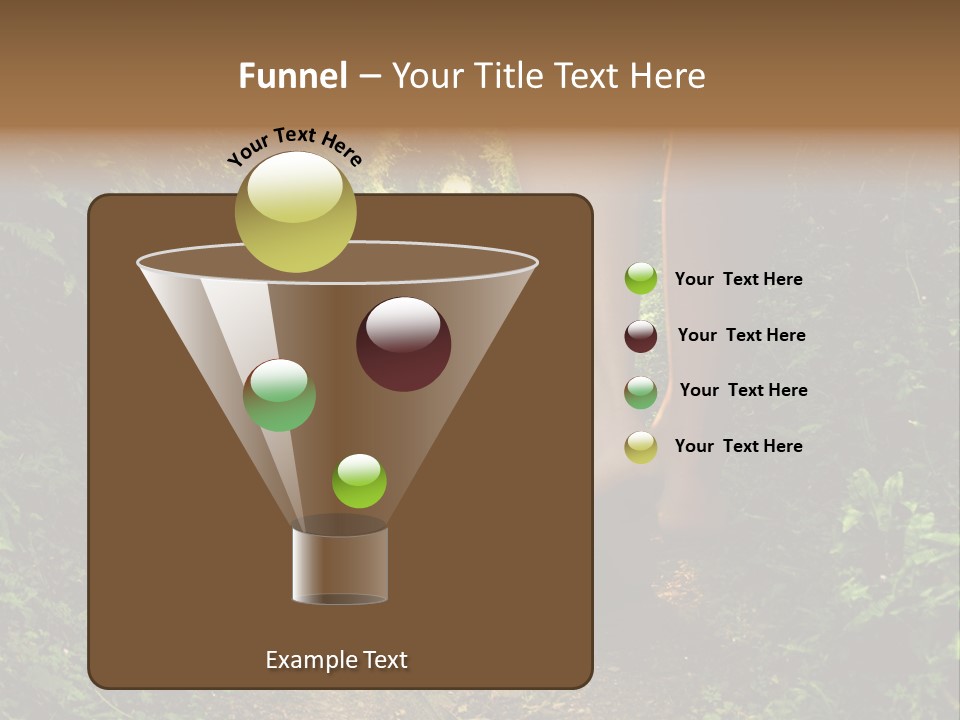 Alice Footpath Female PowerPoint Template