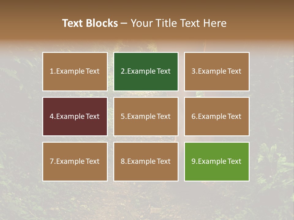 Alice Footpath Female PowerPoint Template