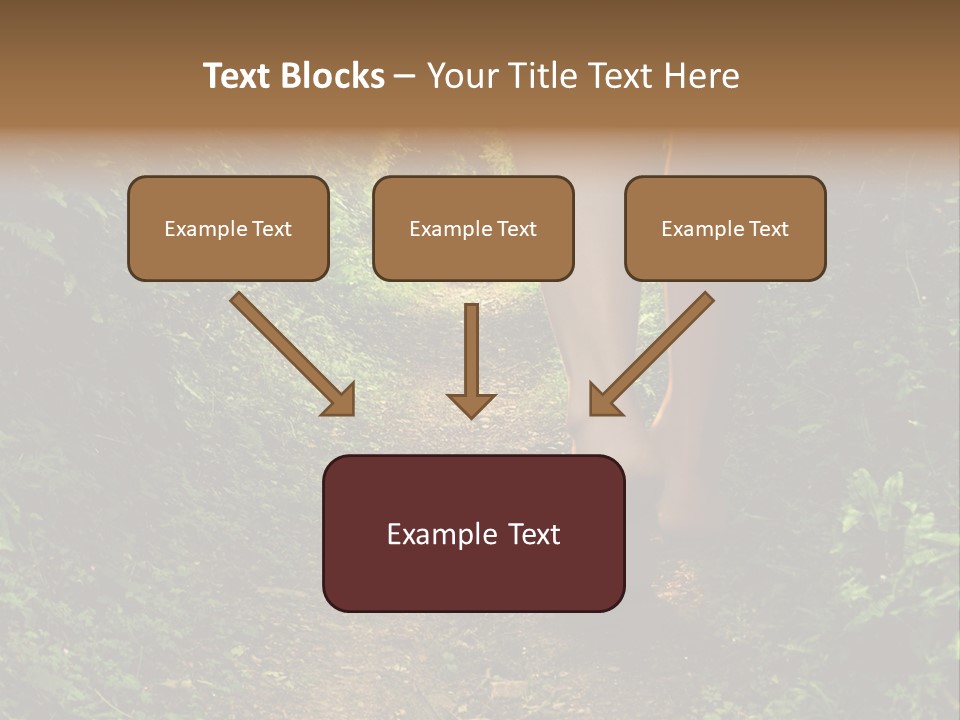 Alice Footpath Female PowerPoint Template