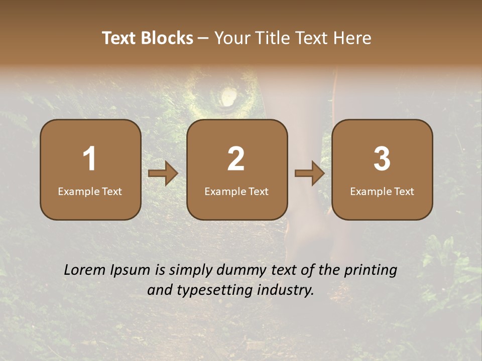 Alice Footpath Female PowerPoint Template