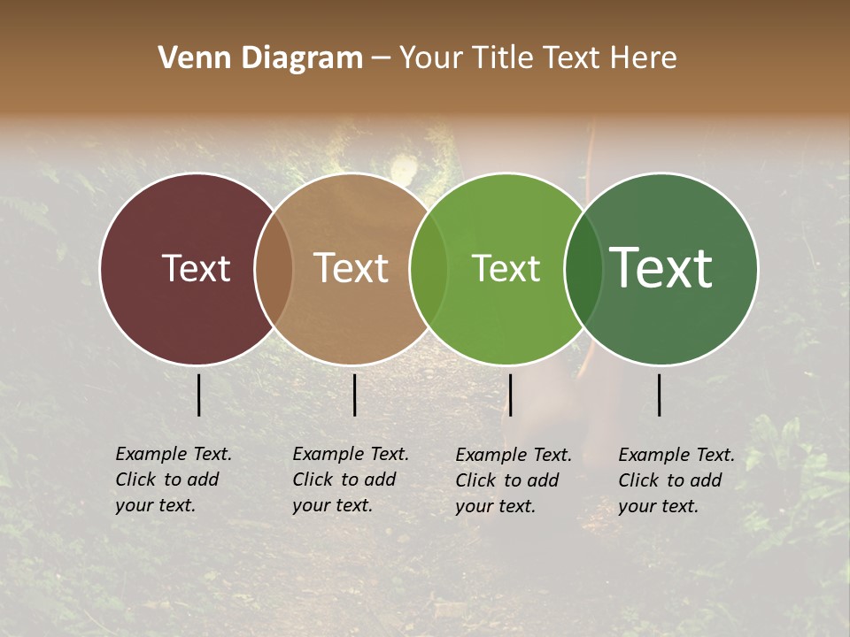 Alice Footpath Female PowerPoint Template