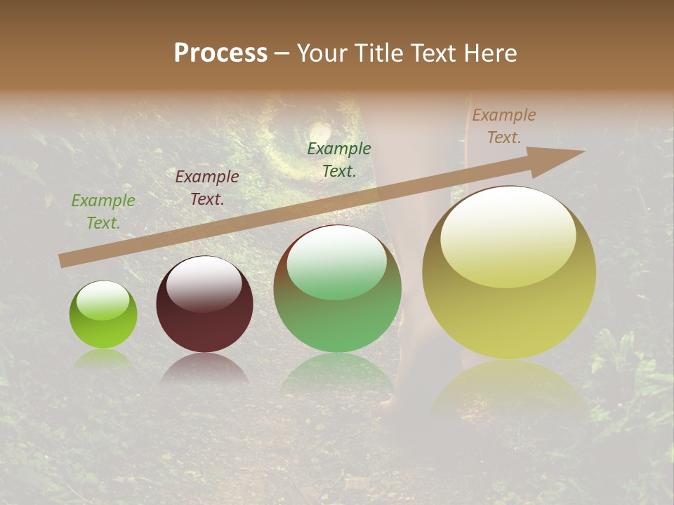 Alice Footpath Female PowerPoint Template