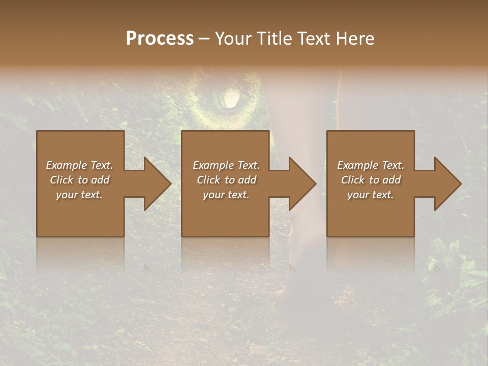 Alice Footpath Female PowerPoint Template