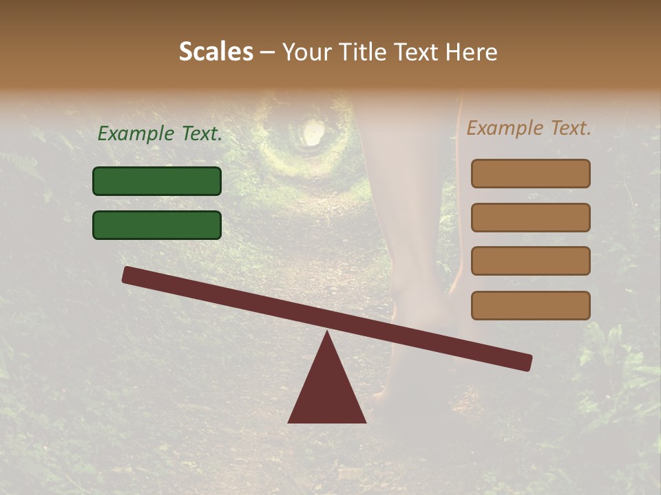 Alice Footpath Female PowerPoint Template