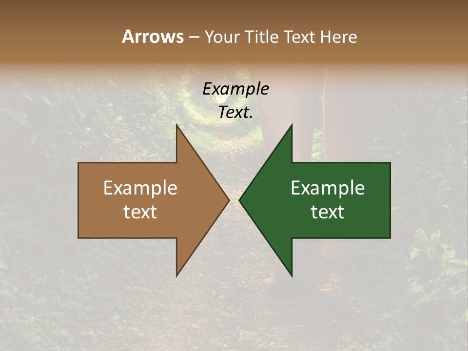 Alice Footpath Female PowerPoint Template