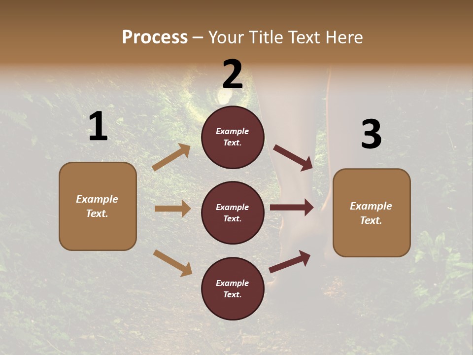 Alice Footpath Female PowerPoint Template