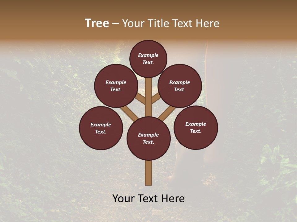 Alice Footpath Female PowerPoint Template