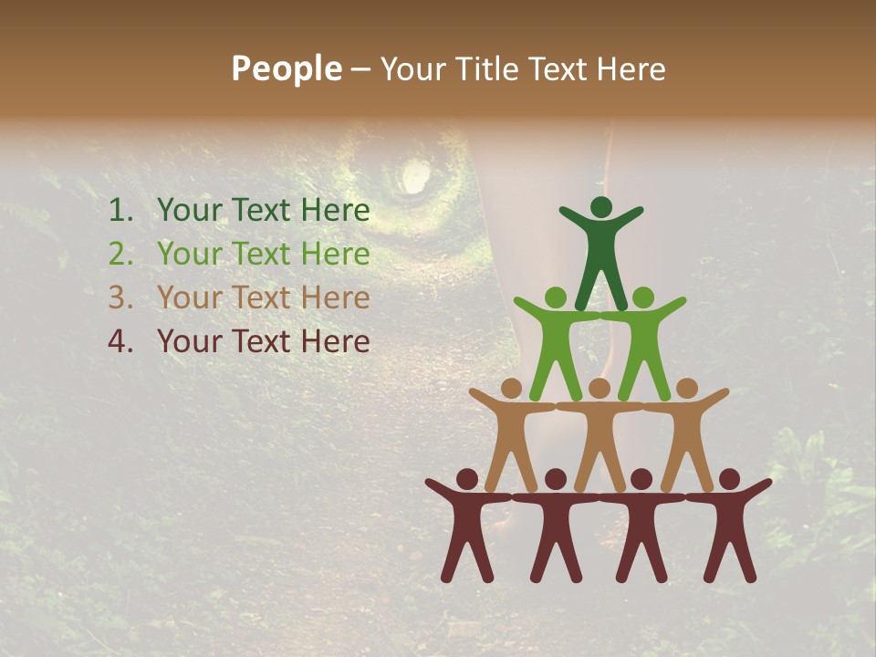 Alice Footpath Female PowerPoint Template