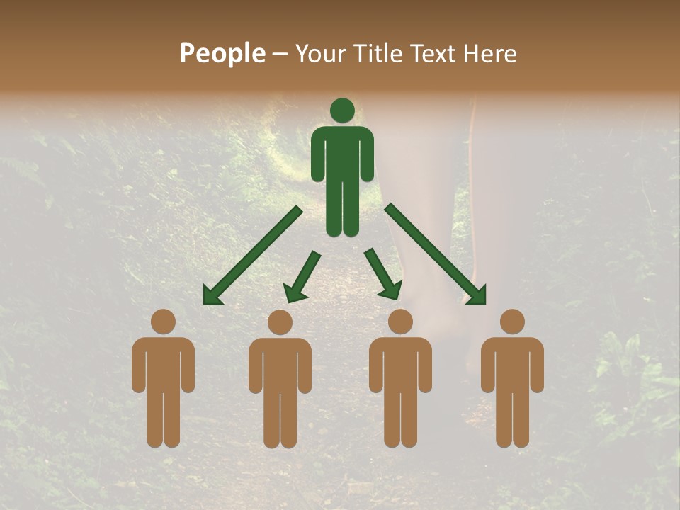 Alice Footpath Female PowerPoint Template