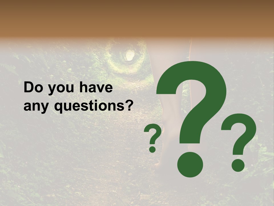 Alice Footpath Female PowerPoint Template