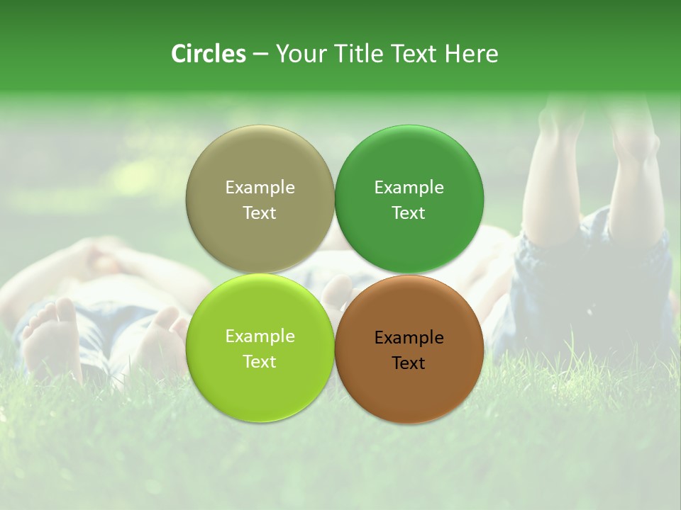 Enjoying Joy Outdoors PowerPoint Template