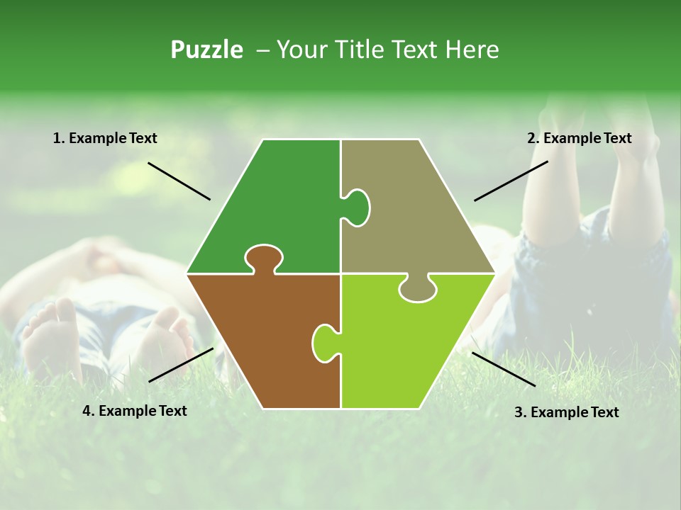 Enjoying Joy Outdoors PowerPoint Template