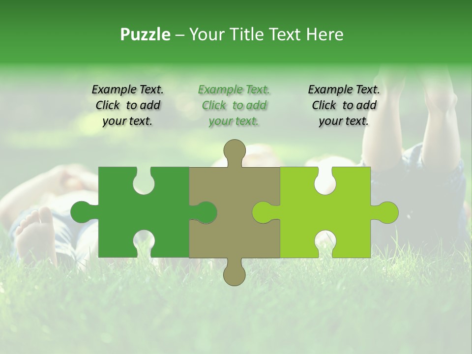 Enjoying Joy Outdoors PowerPoint Template