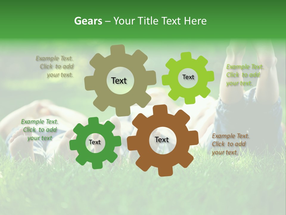 Enjoying Joy Outdoors PowerPoint Template