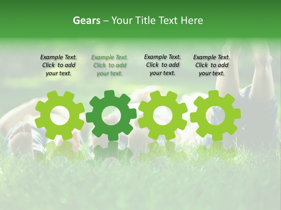 Enjoying Joy Outdoors PowerPoint Template