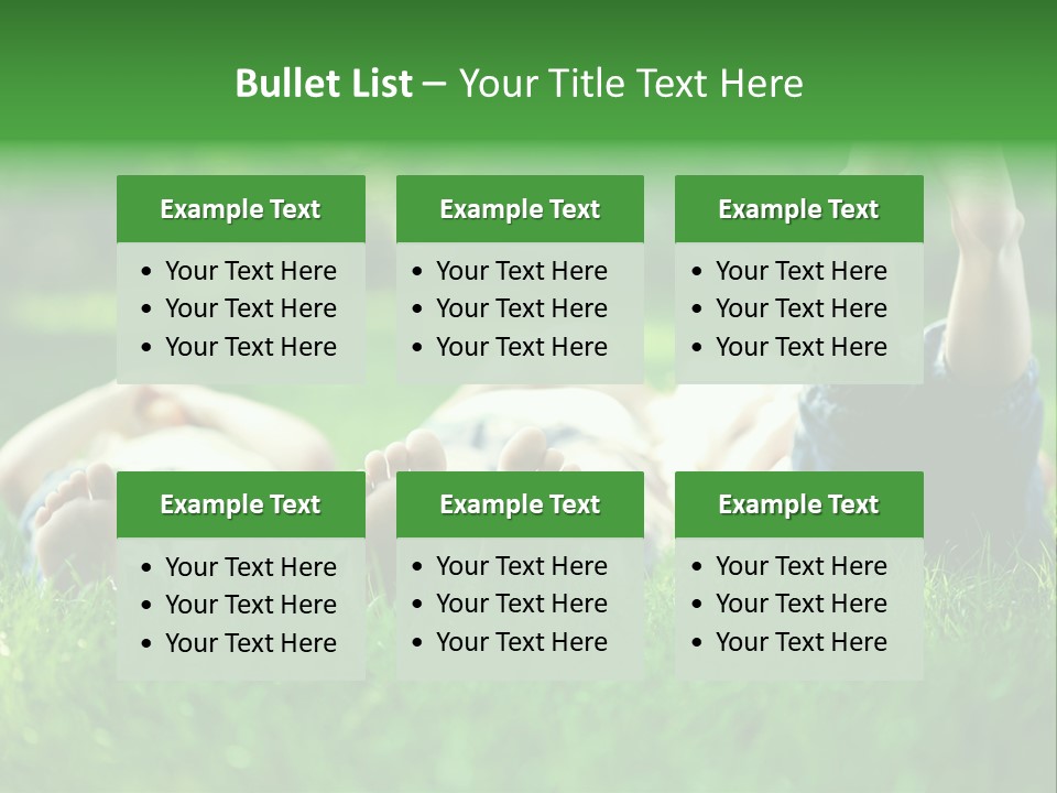 Enjoying Joy Outdoors PowerPoint Template