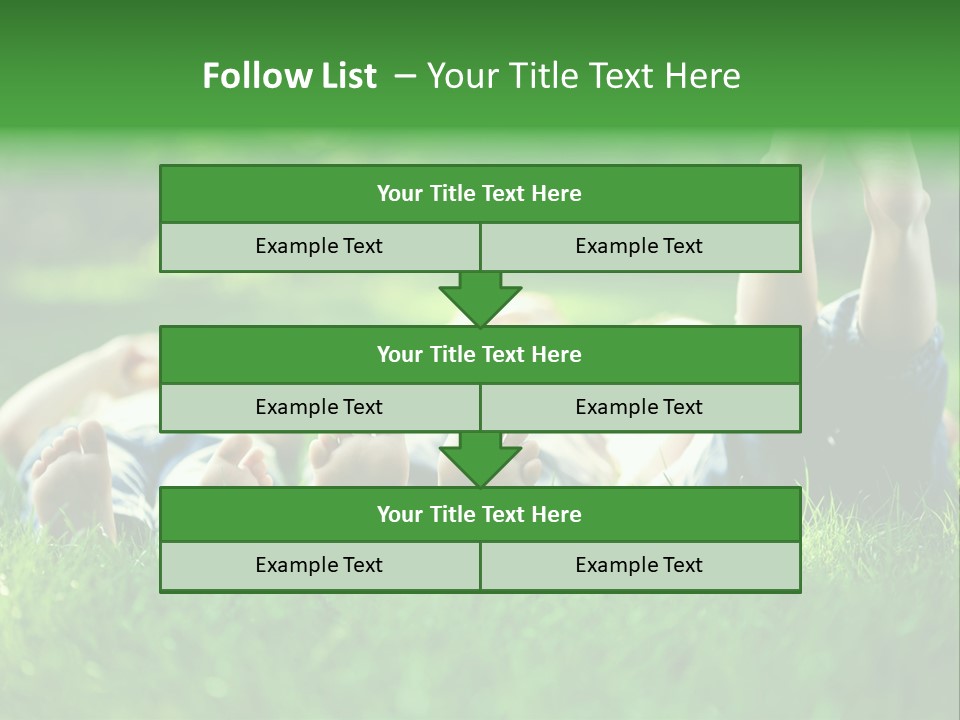 Enjoying Joy Outdoors PowerPoint Template