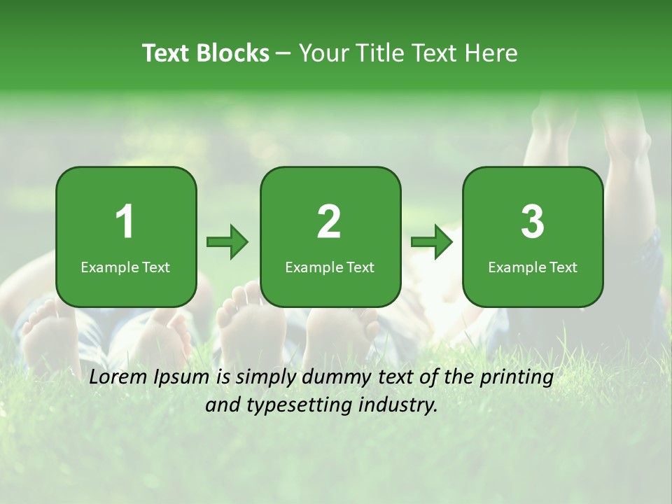 Enjoying Joy Outdoors PowerPoint Template