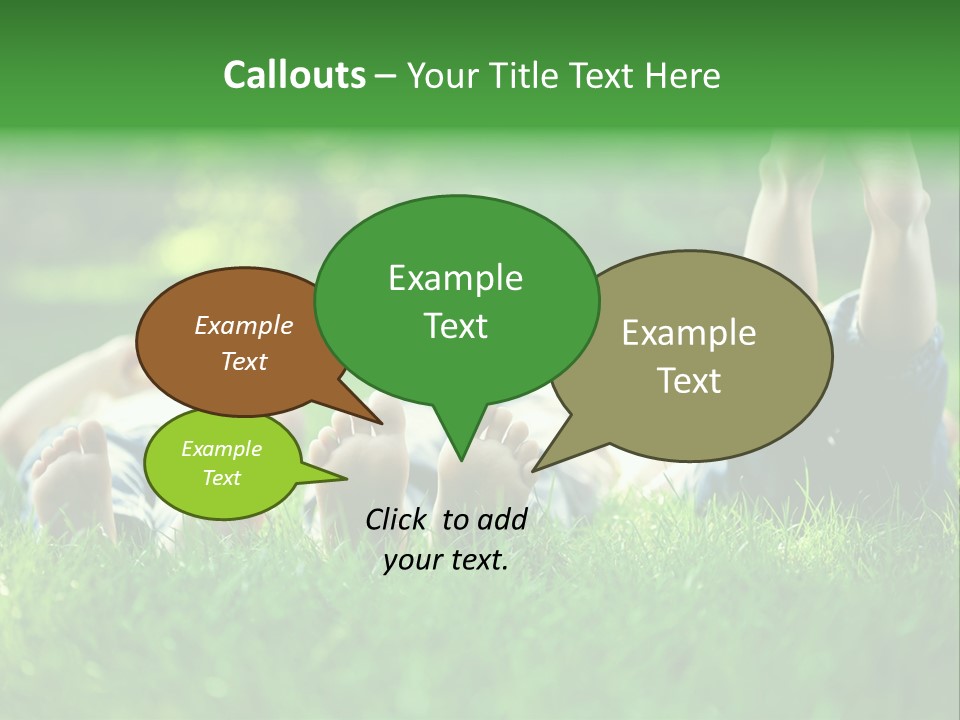 Enjoying Joy Outdoors PowerPoint Template