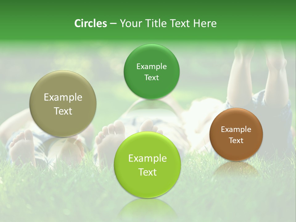 Enjoying Joy Outdoors PowerPoint Template