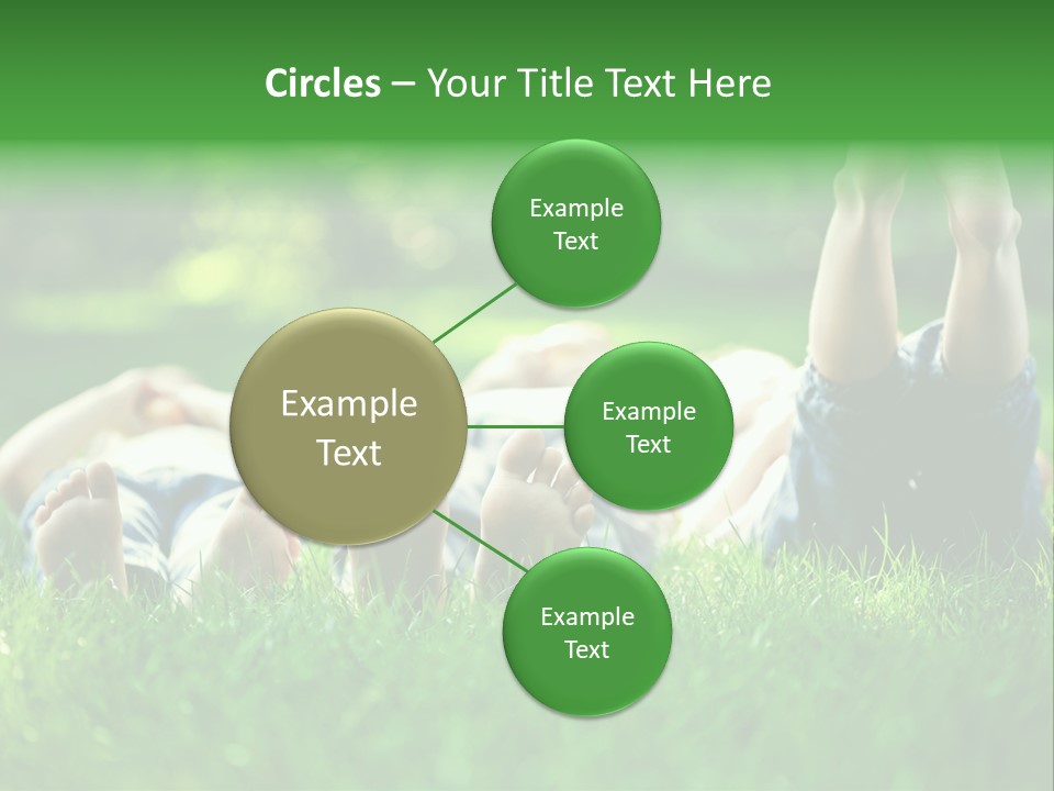 Enjoying Joy Outdoors PowerPoint Template