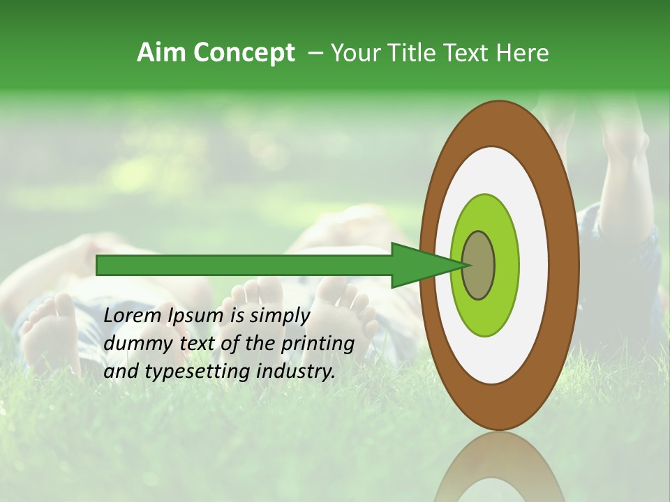 Enjoying Joy Outdoors PowerPoint Template