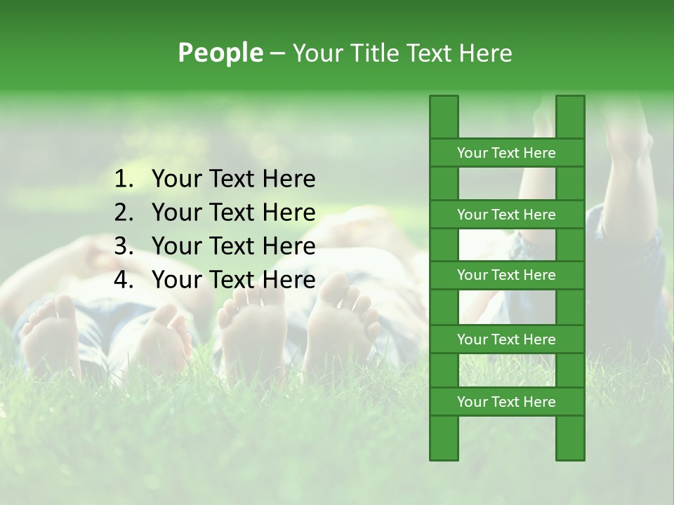 Enjoying Joy Outdoors PowerPoint Template