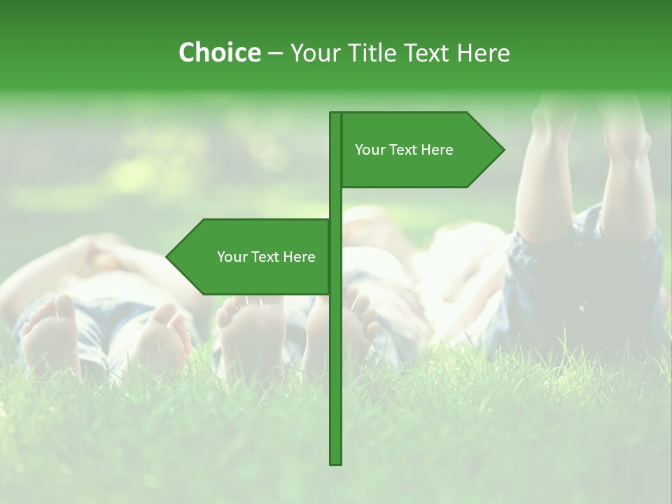 Enjoying Joy Outdoors PowerPoint Template