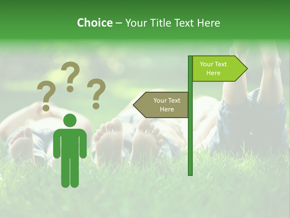 Enjoying Joy Outdoors PowerPoint Template