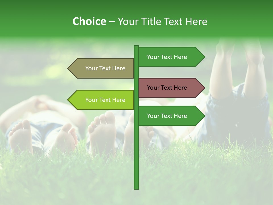 Enjoying Joy Outdoors PowerPoint Template