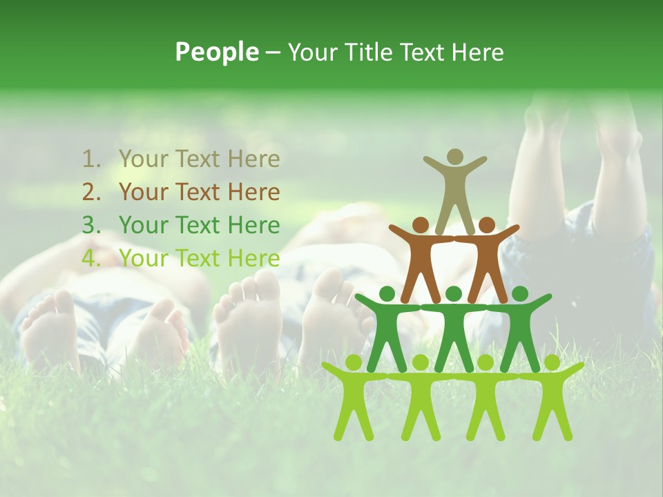 Enjoying Joy Outdoors PowerPoint Template