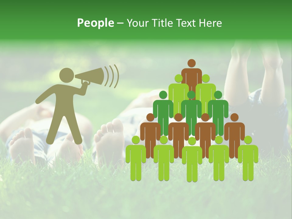 Enjoying Joy Outdoors PowerPoint Template