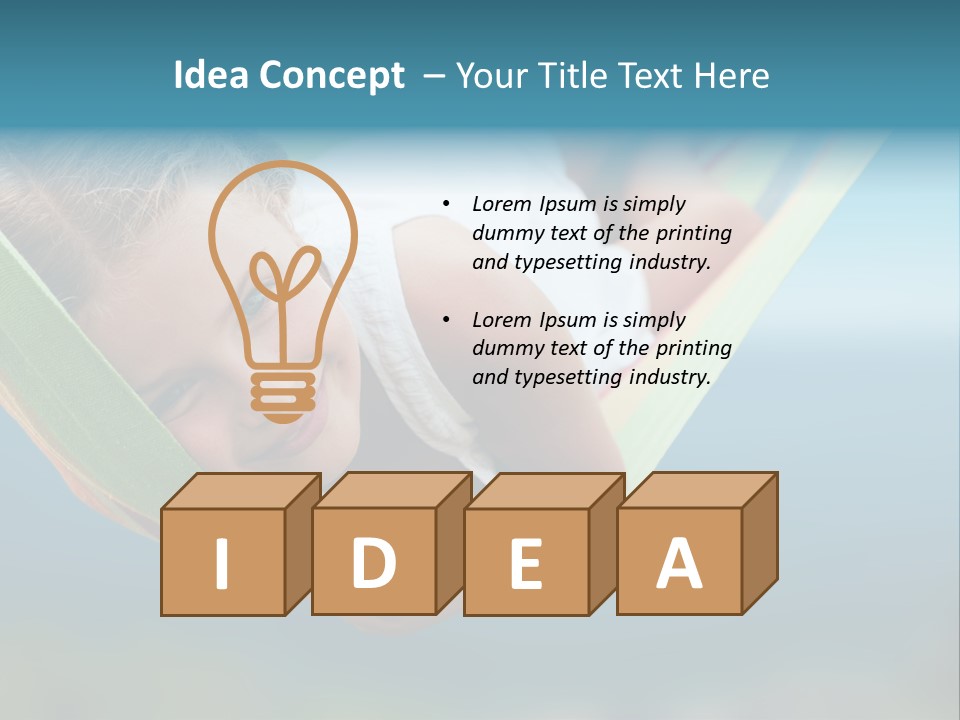 Relax Sleeping Resort PowerPoint Template